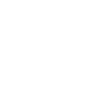 Ein Stuhl und ein Tisch mit Sonnenschirm in minimalistischer Darstellung auf weißem Hintergrund.